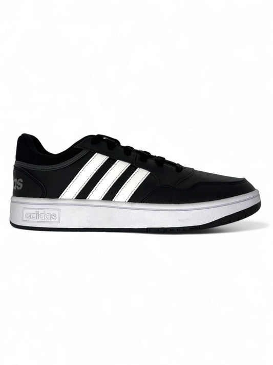 Adidas Hoops 3.0 Low 'Black White Stripes'