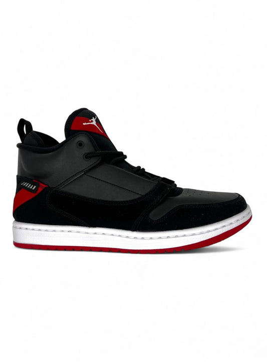 Jordan Fadeaway PS 'Negro Gimnasio Rojo'